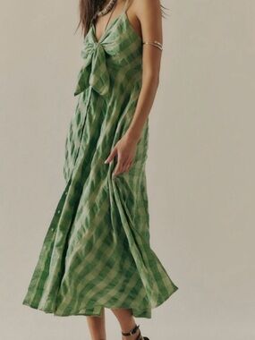 free people nightingale dress green | Dresses | Lavender Fp Nightingale midi